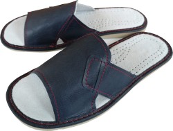 Męskie Kapcie Skórzane z Odkrytymi Palcami – Komfort, Styl i Polska Jakość