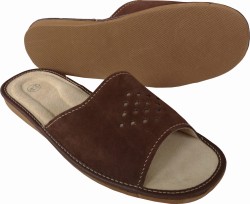 kapcie skórzane męskie