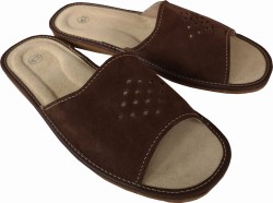 kapcie skórzane męskie