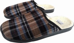 kapcie ciepłe kratka męskie