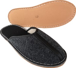 Męskie Kapcie Filcowe - Komfortowe i Ciepłe Pantofle Domowe, Produkt Polski
