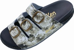 klapki skórzane Fusbet profilowane Bioken skóra naturalna