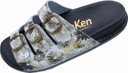 klapki skórzane Fusbet profilowane Bioken skóra naturalna