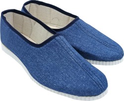 Kapcie damskie niebieskie – lekkie bambosze domowe, polska produkcja