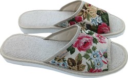 kapcie damskie lniane