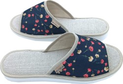 pantofle damskie lniane