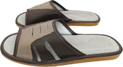 Kapcie męskie skórzane produkt polski