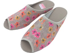 Komfortowe Kapcie Damskie Pantofle z Otwartymi Palcami -  - Produkt Polski