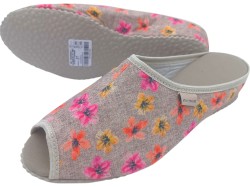 Komfortowe Kapcie Damskie Pantofle z Otwartymi Palcami -  - Produkt Polski