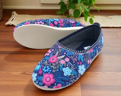 Polskie Kapcie Damskie Bambosze – Oddychające, Lekkie, Kolorowe