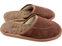 Ciepłe kapcie męskie zamszowe