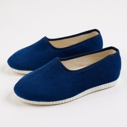 Kapcie damskie welurowe granatowe – wygoda i styl na co dzień