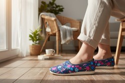Polskie Kapcie Damskie Bambosze – Oddychające, Lekkie, Kolorowe