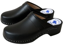 Drewniaki skórzane męskie czarne – komfort i trwałość w klasycznej formie