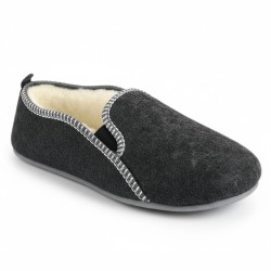 Bardzo ciepłe męskie bambosze wełniane – wygodne kapcie polskiej produkcji