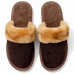 Kapcie zamszowe ciepłe skórzane – polska produkcja