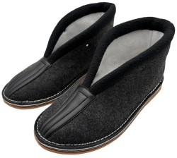 Kapcie Bambosze Męskie Ciepłe – Polski Produkt | Idealne na Zimę