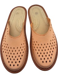 Kapcie Skórzane Męskie Naturalne – Oddychające, Lekkie i Wygodne | Polski Producent