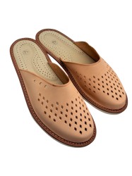 Kapcie Skórzane Męskie Naturalne – Oddychające, Lekkie i Wygodne | Polski Producent