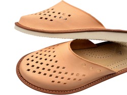 Kapcie Skórzane Męskie Naturalne – Oddychające, Lekkie i Wygodne | Polski Producent