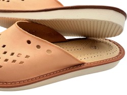 Kapcie Skórzane Męskie Naturalne – Oddychające, Lekkie i Wygodne | Polski Producent