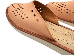 Kapcie Skórzane Męskie Naturalne – Oddychające, Lekkie i Wygodne | Polski Producent