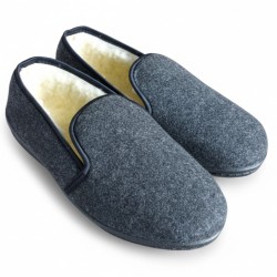 Bambosze ciepłe niskie kapcie filcowe