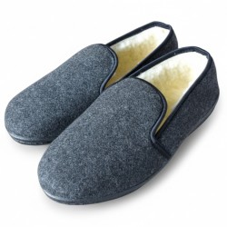 Bambosze ciepłe niskie kapcie filcowe