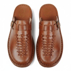 Klapki skórzane męskie – wygodne i trwałe | Komfortowe obuwie męskie ze skóry naturalnej