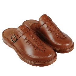 Klapki skórzane męskie – wygodne i trwałe | Komfortowe obuwie męskie ze skóry naturalnej