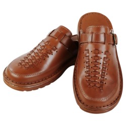 Klapki skórzane męskie – wygodne i trwałe | Komfortowe obuwie męskie ze skóry naturalnej