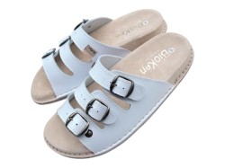 Klapki Skórzane BioKen Fusbet – Profilowane Kapcie Komfortowe ze Skóry Naturalnej | Produkt Polski