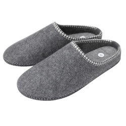 Kapcie filcowe szare – lekkie zapiętki