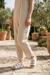 Klapki Skórzane BioKen Fusbet – Profilowane Kapcie Komfortowe ze Skóry Naturalnej | Produkt Polski