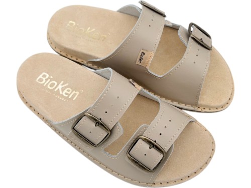 Klapki Skórzane BioKen ORIGINAL Fusbet Boho