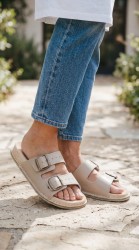 Klapki Skórzane BioKen ORIGINAL Fusbet Boho