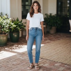 Klapki Skórzane BioKen ORIGINAL Fusbet Boho