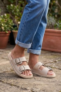 Klapki Skórzane BioKen ORIGINAL Fusbet Boho