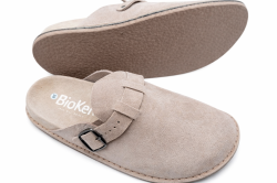 BioKen Klapki ORIGINAL Fusbet wygodne Zamszowe skóra naturalna