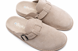 BioKen Klapki ORIGINAL Fusbet wygodne Zamszowe skóra naturalna
