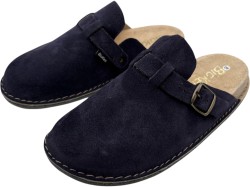 Mule BioKen Fusbet Klapki Skórzane – Inkstone Navy, Komfort Premium