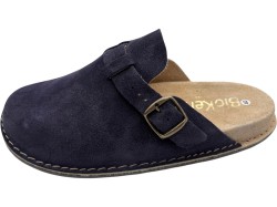 Mule BioKen Fusbet Klapki Skórzane – Inkstone Navy, Komfort Premium
