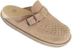 Klapki skórzane damskie BioKen ORIGINAL Fusbet – Desert Sienna