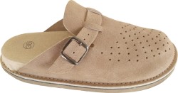 Klapki skórzane damskie BioKen ORIGINAL Fusbet – Desert Sienna
