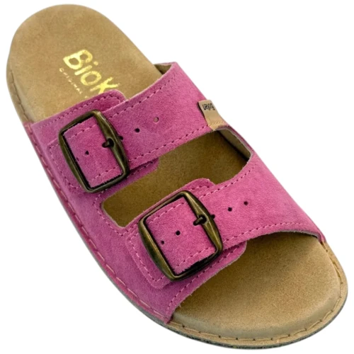 BioKen-EASE-Blush--Klapki-damskie-rozowe-zamszowe-odkryte-palce.webp