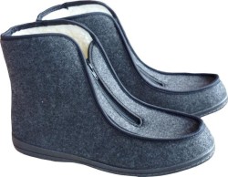 Ciepłe Bambosze Tatrzanki Filcowe Ocieplane Wełną z Zamkiem – Polski Komfort na Zimę