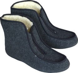 Ciepłe Bambosze Tatrzanki Filcowe Ocieplane Wełną z Zamkiem – Polski Komfort na Zimę